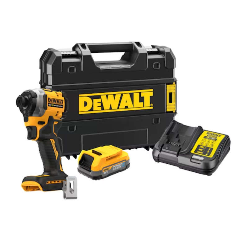 DeWalt Cordless Compact Impact Driver 18V XR Brushless Kit