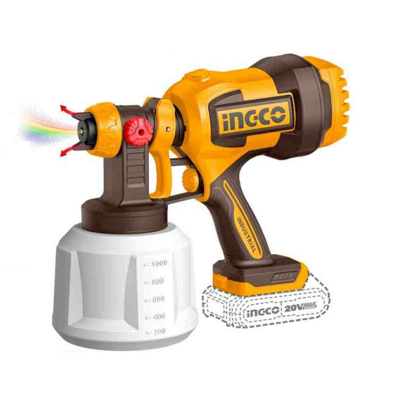 Ingco Cordless Spray Gun 1L 20V (Tool only)
