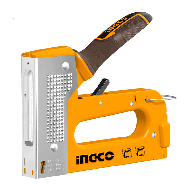 Ingco Staple Gun 2 in 1 Heavy Duty Includes Staples & Brad Nails