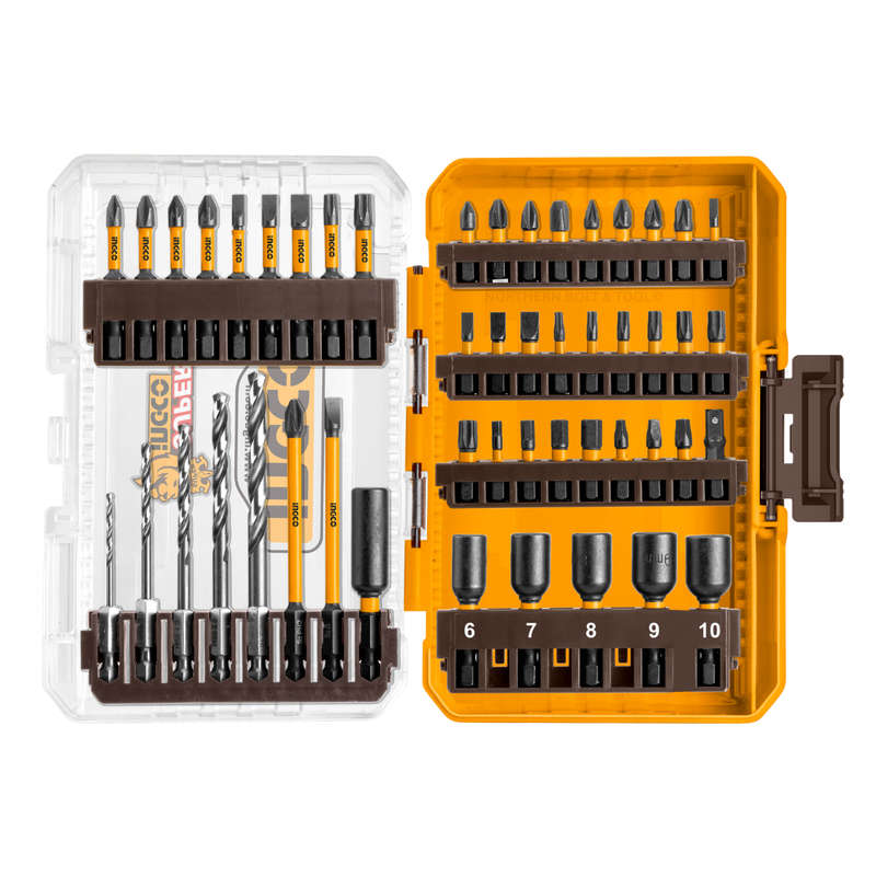 Ingco Screwdriver Impact Bit Set 49Pc