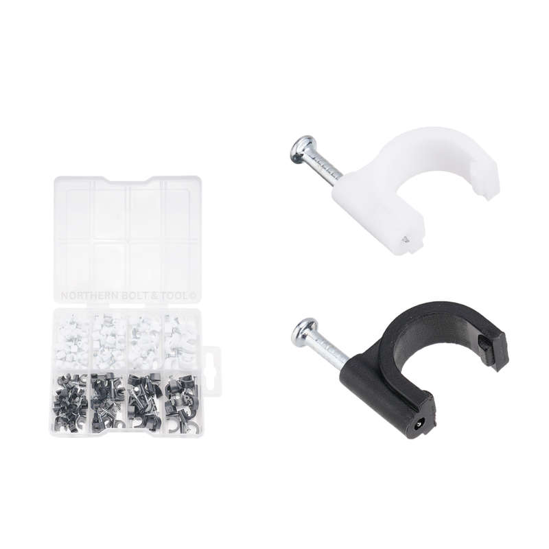 Wadfow 134 Piece cable clip kit