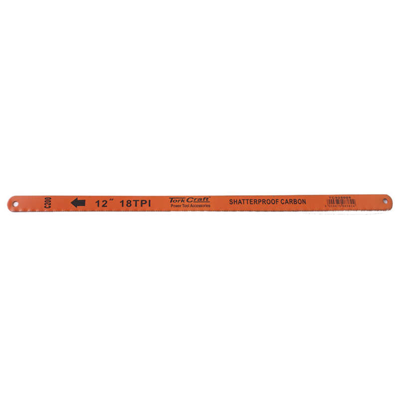 Tork Craft Hacksaw Blade Carbon Steel 18T X 300Mm - DEFAULT TITLE