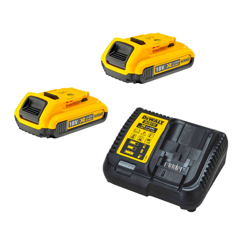 Dewalt 2Ah 18V XR Lithium-Ion Battery Kit with Charger