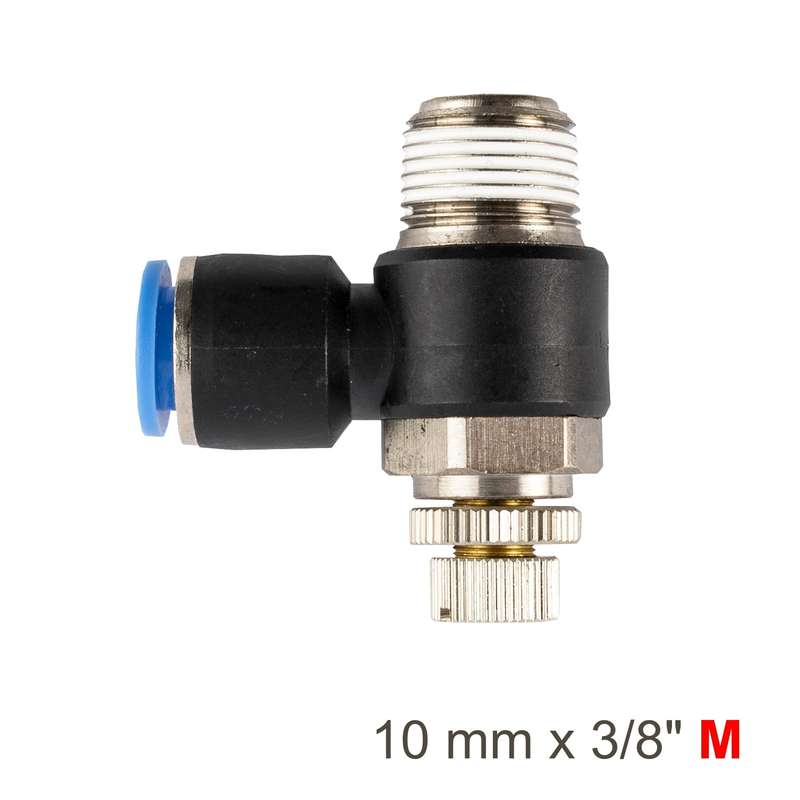 Aircraft Flow Control Swiv. Elbow Pu 10Mm X 3/8' M - DEFAULT TITLE