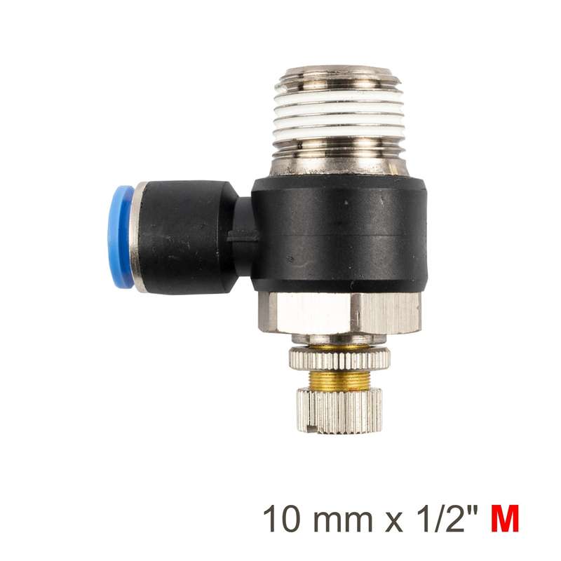 Aircraft Flow Control Swiv. Elbow Pu 10Mm X 1/2' M - DEFAULT TITLE