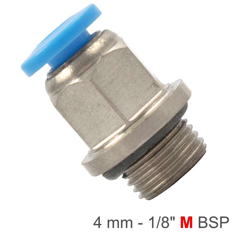 Aircraft Pu Fitting Str. Stud W/O-Ring 4Mm-1/8' M -