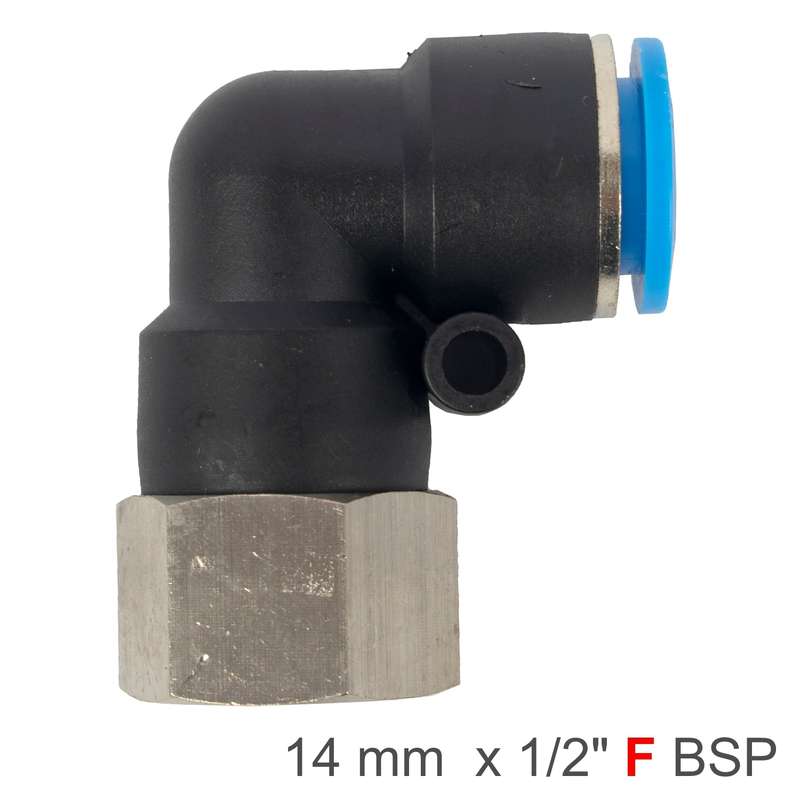 Aircraft Pu Hose Fitting Elbow 14Mm-1/2 F - DEFAULT TITLE