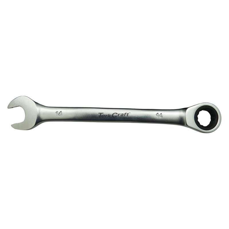 Tork Craft Combination Ratchet Wrench 14Mm Fixed Head - DEFAULT TITLE