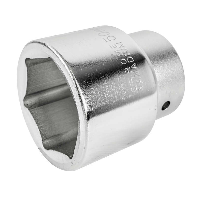 Tork Craft Socket 50Mm 1' Drive Crv Hex - DEFAULT TITLE