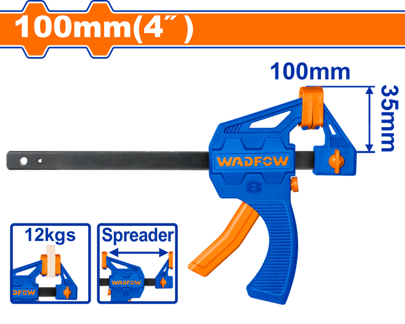 Wadfow Quick bar clamp 100mm