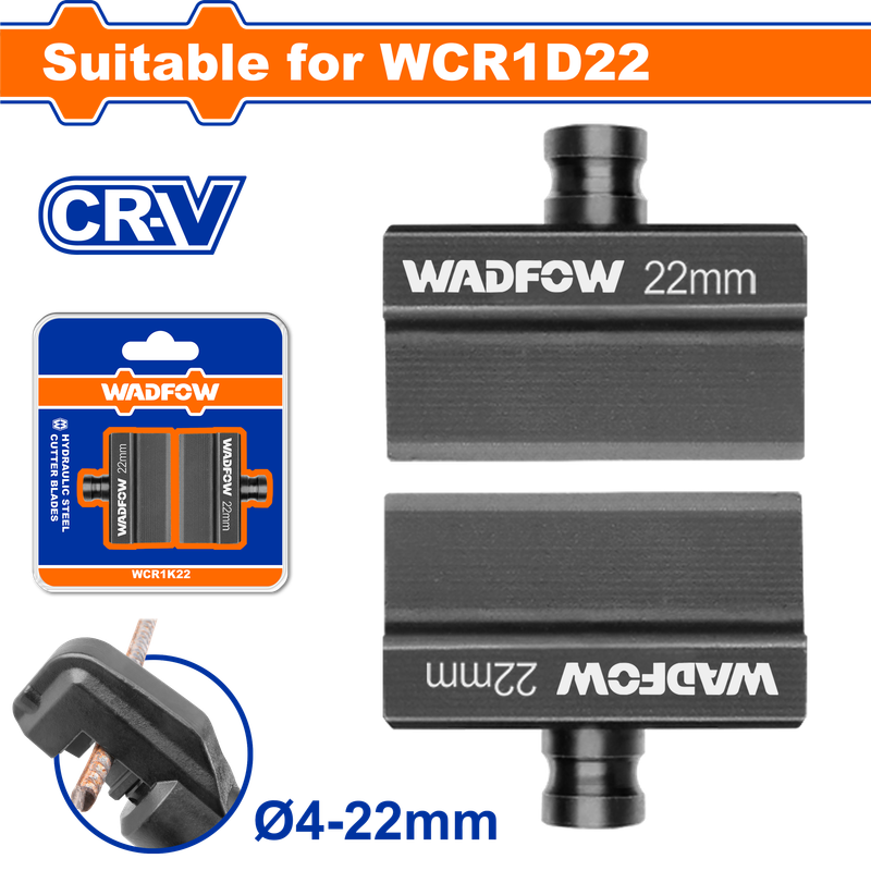 Wadfow Hydraulic steel cutter blades 4-22mm