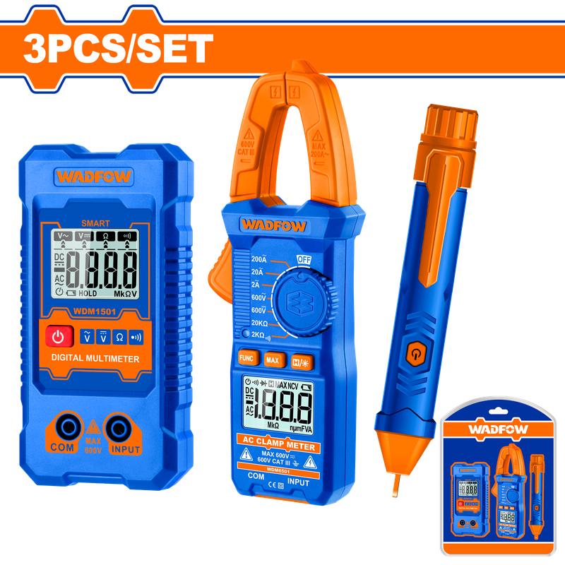 Wadfow Electrical test kit 3Pcs