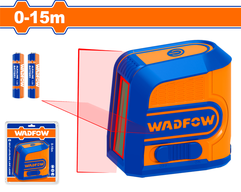 Wadfow Self-levelling line laser Red 0-15m
