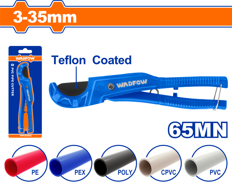 Wadfow PVC pipe cutter 3-35 mm