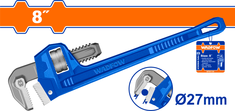 Wadfow Pipe wrench 8"