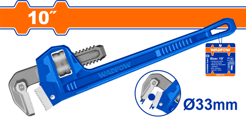Wadfow Pipe wrench 10"