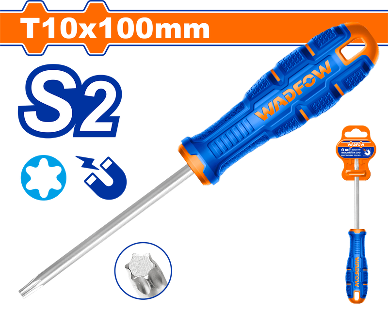 Wadfow Torx screwdriver T10x100mm