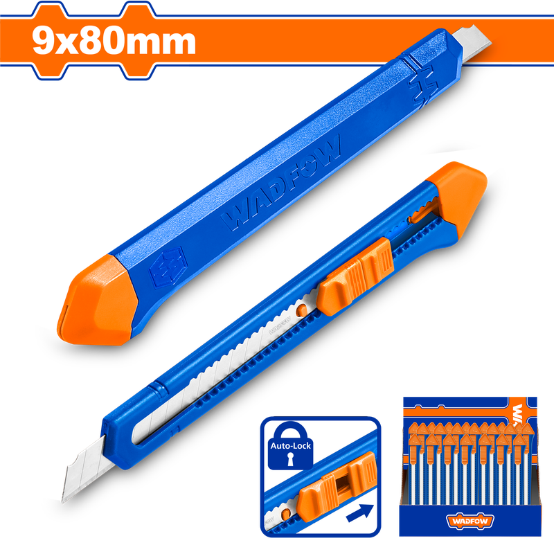 Wadfow Snap-off blade knife 9x80mm