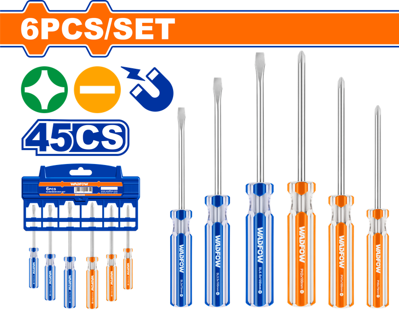 Wadfow Screwdriver set 6 Piece