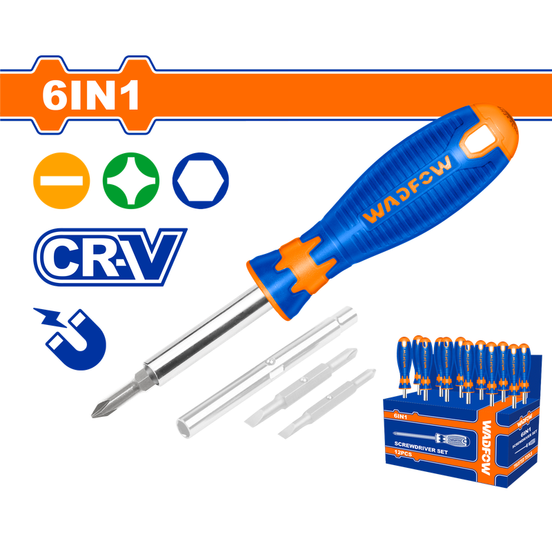 Wadfow 6 In 1 screwdriver set