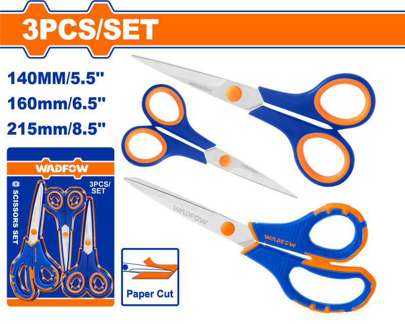 Wadfow Scissors set 3Pcs