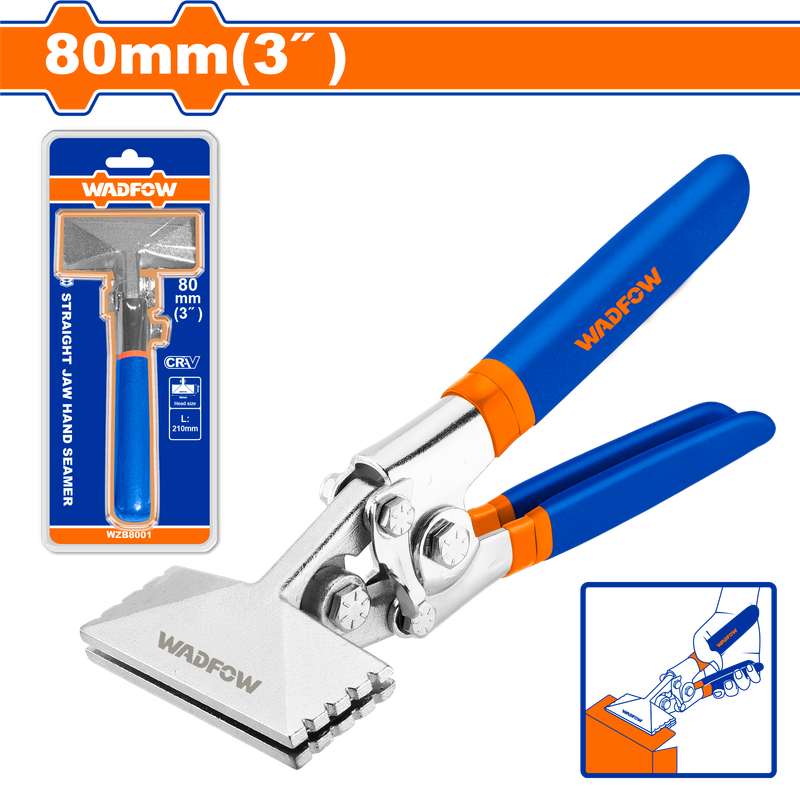 Wadfow Straight jaw hand seamer 3"