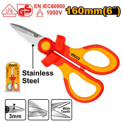 Ingco Insulated Scissor - DEFAULT TITLE