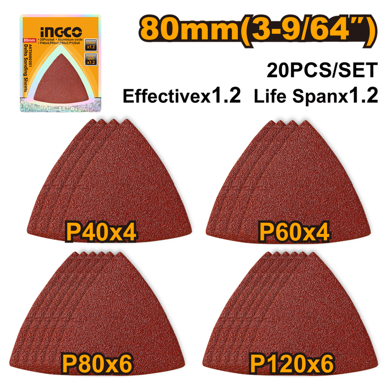 Ingco Delta Sanding Sheet