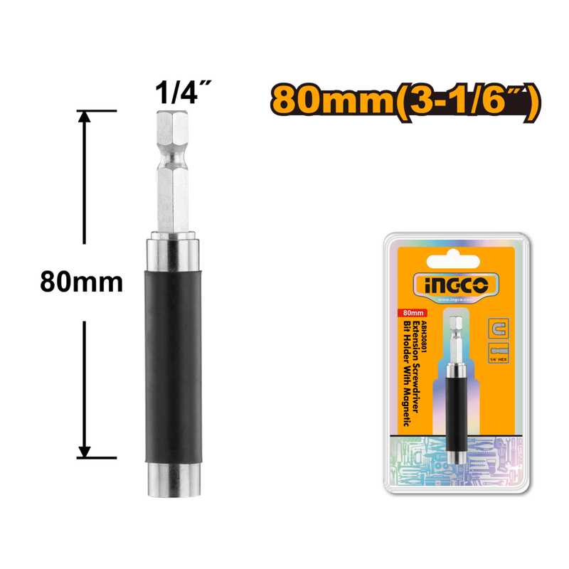Ingco Extension screwdriver bit holder with Magnetic - DEFAULT TITLE