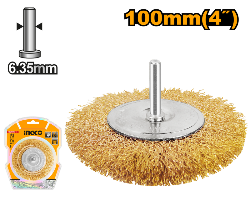Ingco Wire Wheel 100mm -