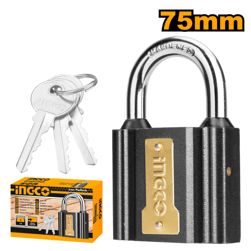 Ingco Iron Padlock 75mm - DEFAULT TITLE