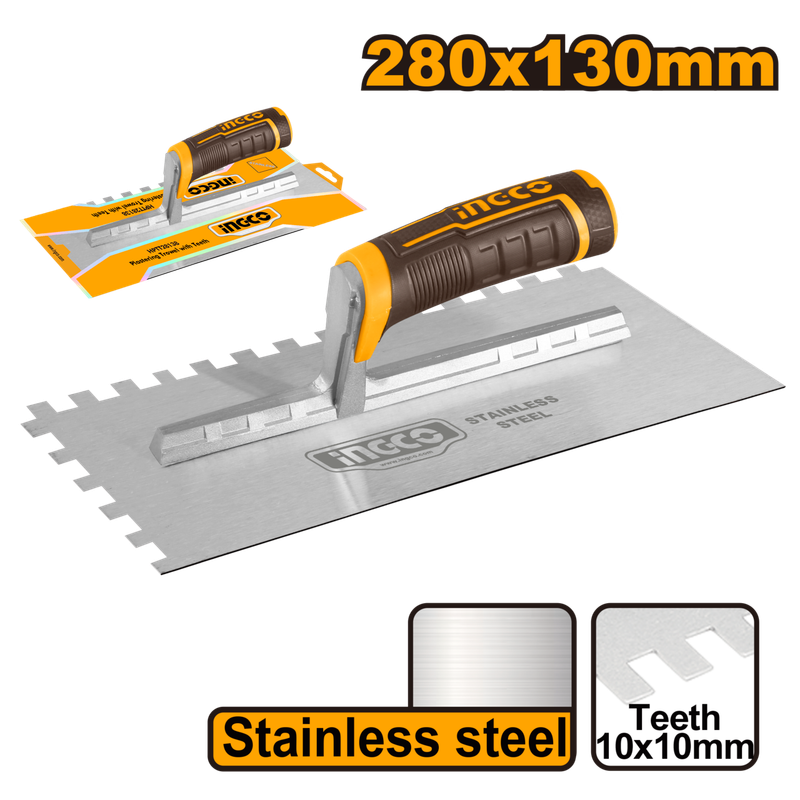 Ingco Plastering Trowel 280mm X 130mm - DEFAULT TITLE
