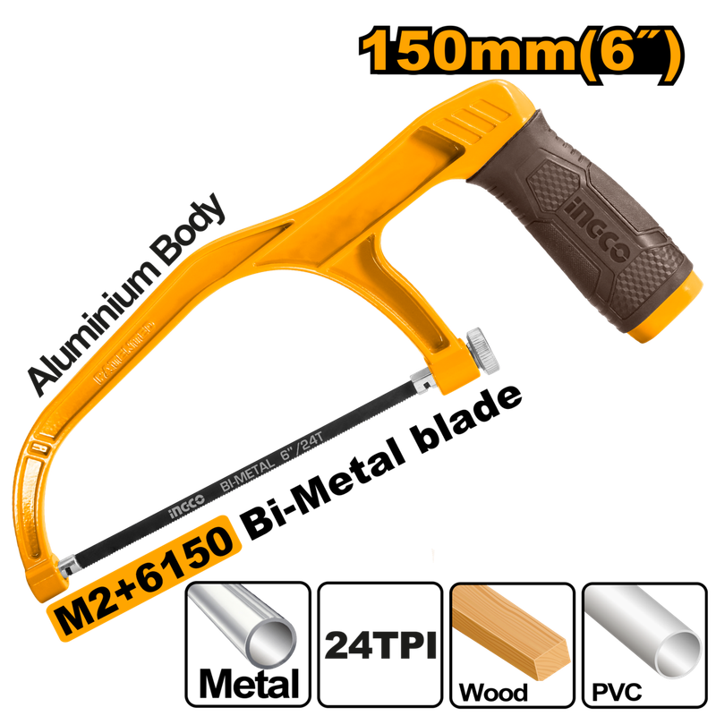 Ingco Mini Saw Frame 150mm - DEFAULT TITLE