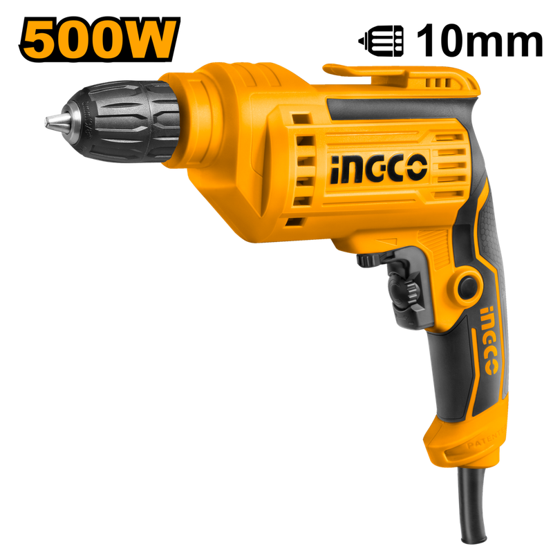 Ingco Electric Drill 500w 10mm Chuck - Corded - DEFAULT TITLE