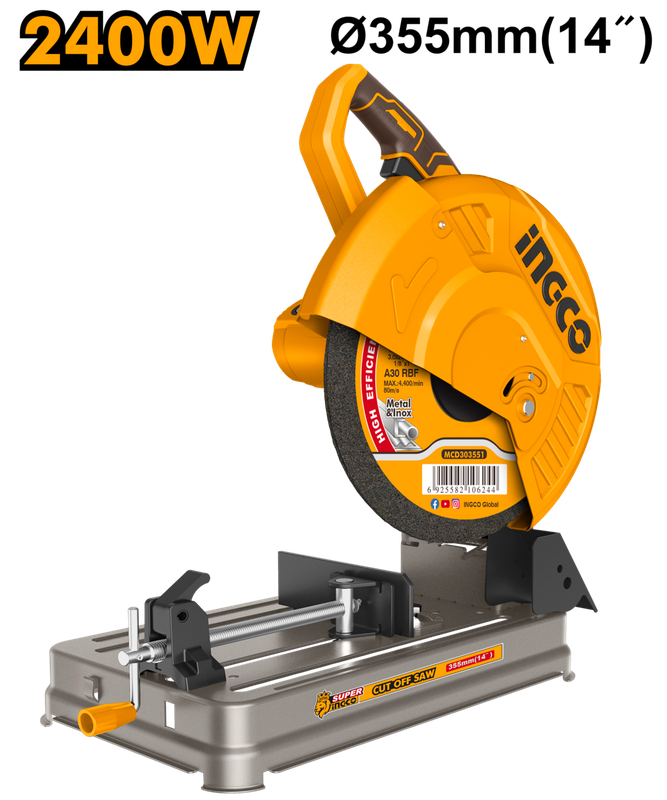 Ingco Cut off saw 2400w 355mm - DEFAULT TITLE