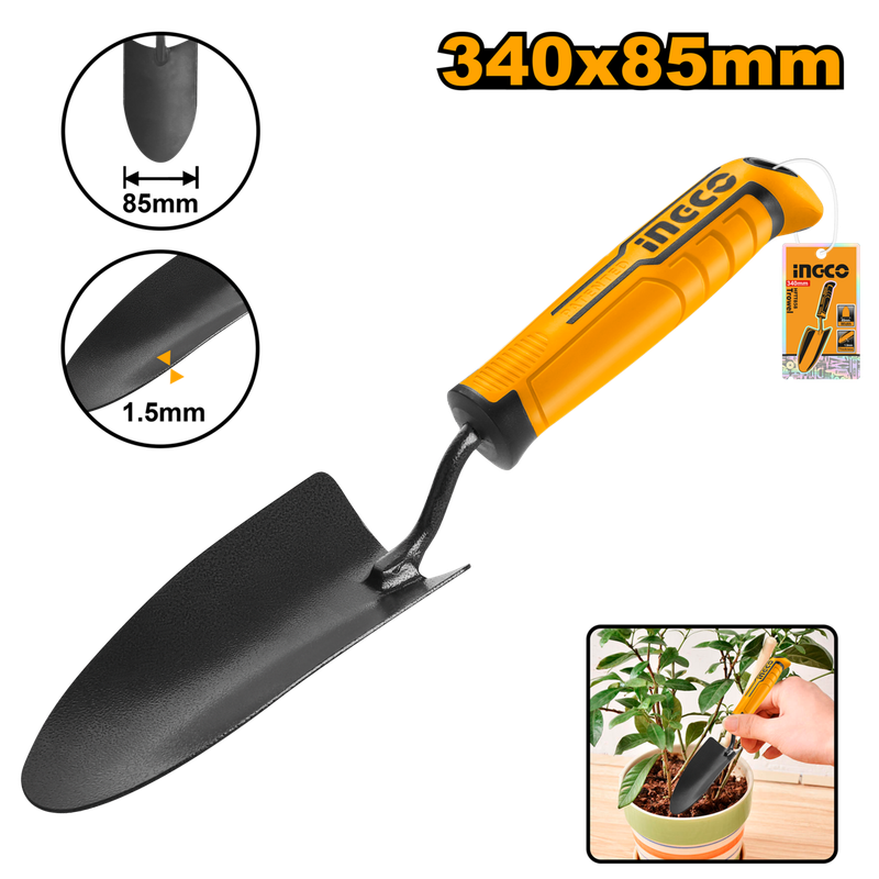 Ingco Garden Trowel 340mm X 85mm - DEFAULT TITLE