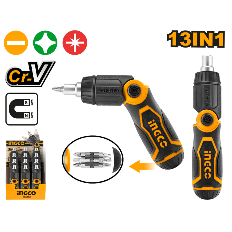 Special - Ingco Ratchet Screwdriver Set 13 in 1