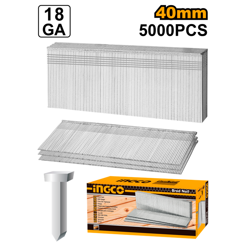 Ingco Brad Nail 40mm 5000pcs -