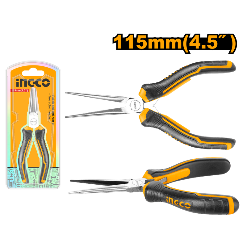 Ingco Mini Needle Nose Plier 115mm - DEFAULT TITLE