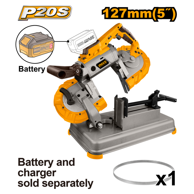 Ingco Lithium-Ion Band Saw 20V - DEFAULT TITLE