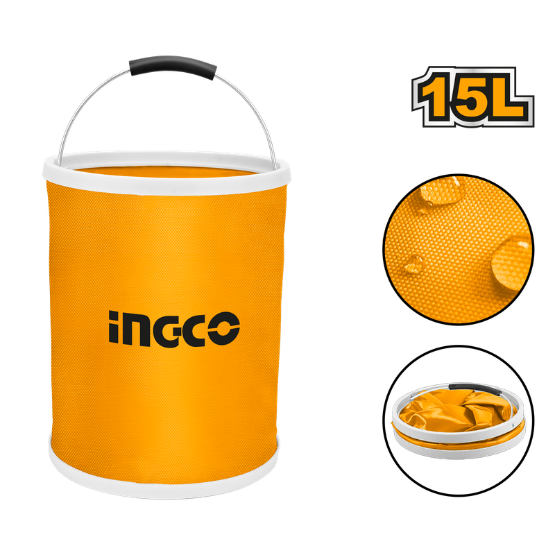 Ingco Foldable Bucket 15L