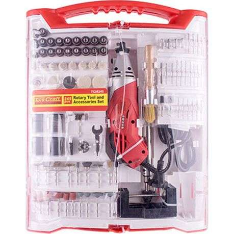 Tork Craft 245Pc Rotary Tool With Accessory Set - DEFAULT TITLE