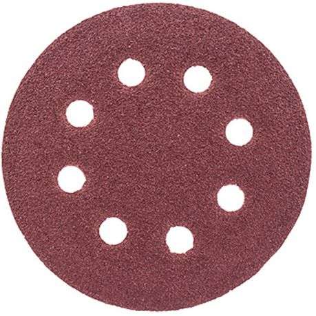 Tork Craft Sanding Disc 125Mm 120 Grit With Holes 10/Pk Hook And Loop - DEFAULT TITLE