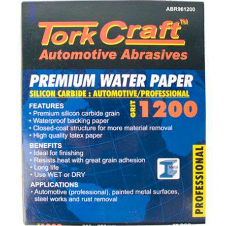 Tork Craft Premium Waterproof Paper  1200 Grit 230  X 280 (50 Piece) Automotive -