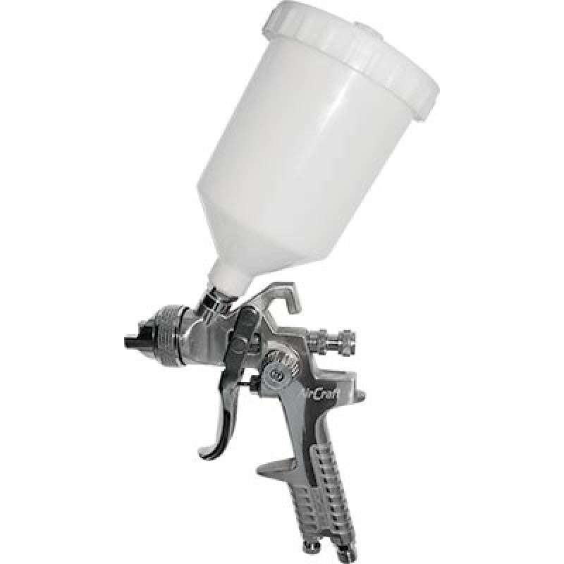 Aircraft Spray Gun Hvlp 2.0Mm Nozzle With 600Cc Plastic Cap - DEFAULT TITLE