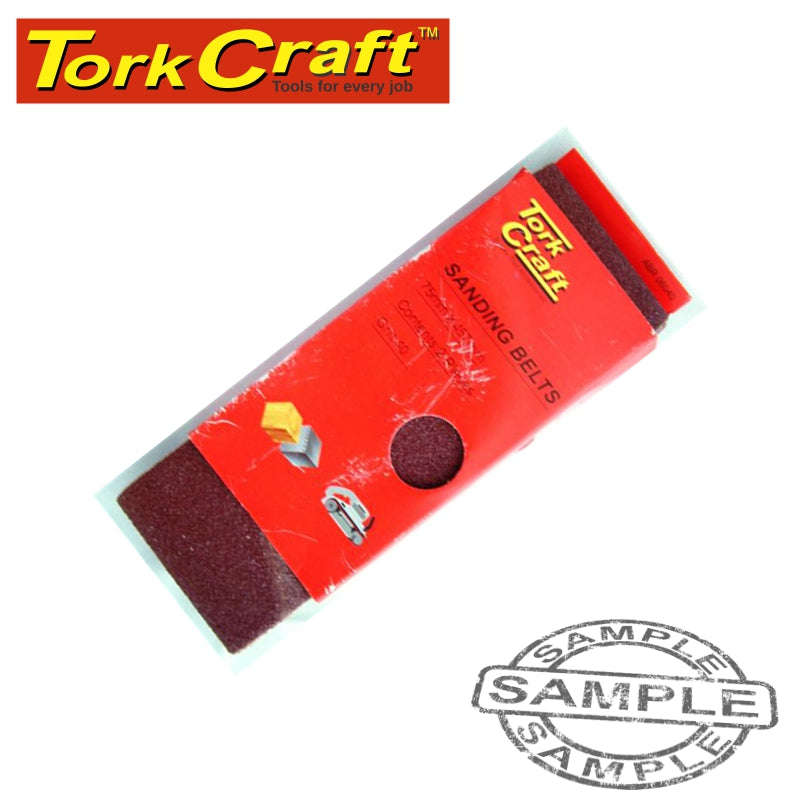 Tork Craft Sanding Belt 75 X 457Mm 180Grit 2/Pack - DEFAULT TITLE