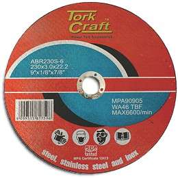 Tork Craft Cutting Disc Steel And Ss 230 X 3.0 22.22Mm - DEFAULT TITLE