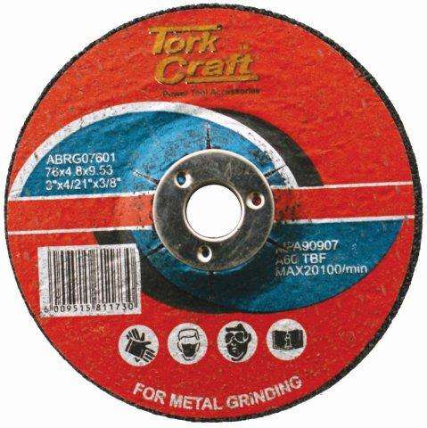 Tork Craft Abrasive Grinding Wheel For Steel 76 X 4.8 X 9.53 - DEFAULT TITLE