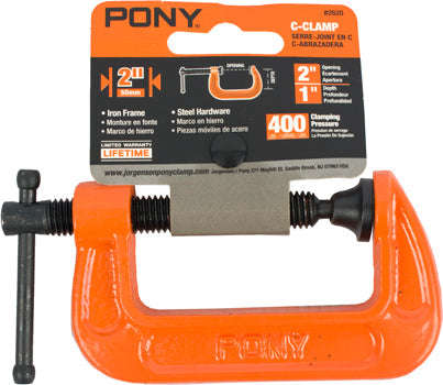 Pony 50Mm 2' C-Clamp - DEFAULT TITLE