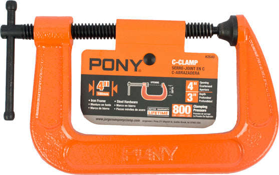 Pony 100Mm 4' C-Clamp - DEFAULT TITLE